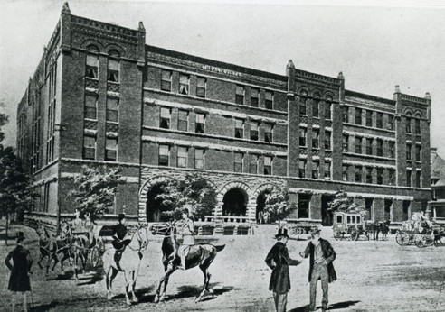 The Alta Vista Hotel where Tesla stayed in Colorado Springs.