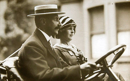 John Jacob Astor and his wife Madeleine.